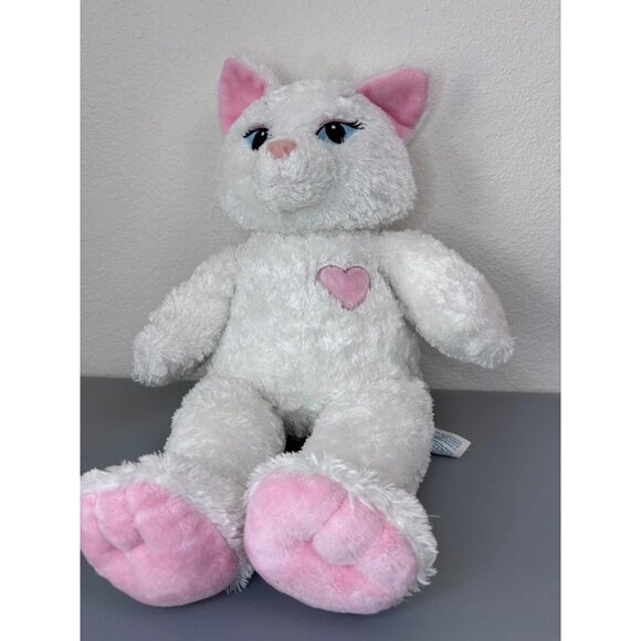 Build a Bear Marie Aristocats white cat plush stuffed animal - Picture 3 of 7